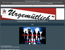 Tablet Screenshot of kg-urgemuetlich.com